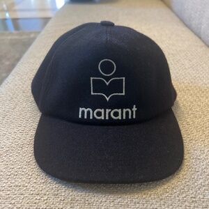 Isabel Marant Tyron Logo Cap (wool)